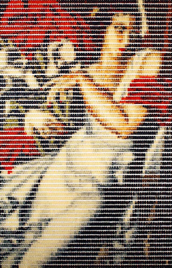 Calla - Pop Art Collage nach Tamara Lempicka